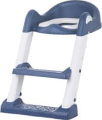 Chipolino Záchodová doska s rebríkom Tippy - biela/modrá