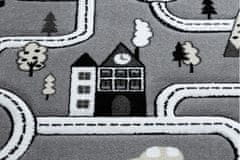 Dywany Łuszczów Detský kusový koberec Petit Town streets grey 120x170