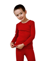 Nika Intima  Detský set TERMOintima - termo oblečenie pre deti veľ. 122-128, červená
