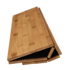 KONDELA Drevená podložka na sedačku Alte - bambus