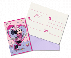 GoDan Detské pozvánky na oslavu - Minnie Mouse
