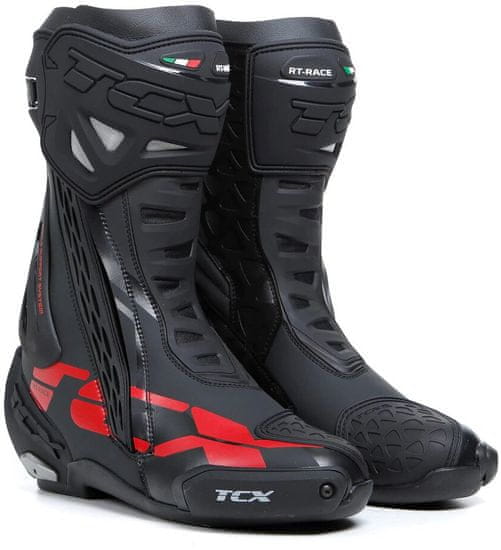 TCX topánky RT-RACE černo-červeno-sivé