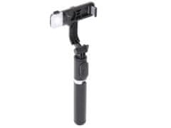 KIK Tyčový držiak na selfie lampy čierny KX5688