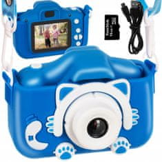 Kruzzel  22295 Detský digitálny fotoaparát 32 GB modrý