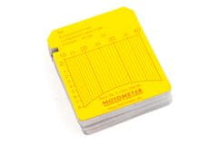 MotoMeter Zapisovacie / registračné štítky 10-40 bar (100 ks) pre kompres. MotoMeter Diesel