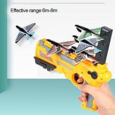 JOJOY® Hračkárske katapultovacie lietadlo s ručným ovládaním (1x katapult, 4x lietadlo) | PLANELAUNCH
