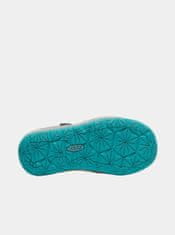 KEEN Modré detské vzorované sandále Keen 24