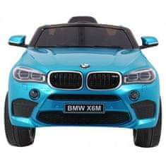 Elektrické autíčko BMW X6 M lakované - modré
