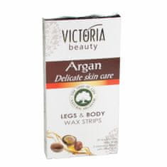 Victoria Beauty Victoria Beauty Argan depilačné pásiky na telo s arganovým olejom 20 ks