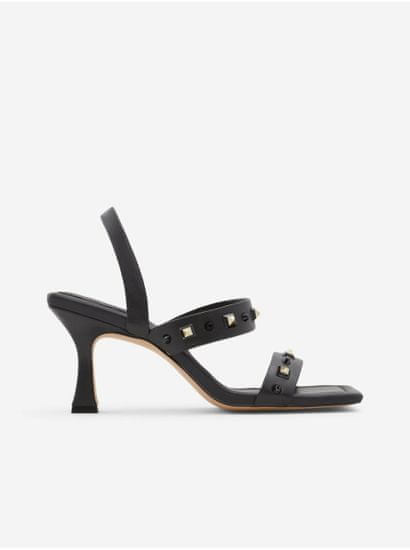 ALDO Čierne dámske sandále na podpätku ALDO Louella
