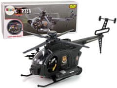 Lean-toys Vojenské vrtuľníkové krídla Svetlá na batérie