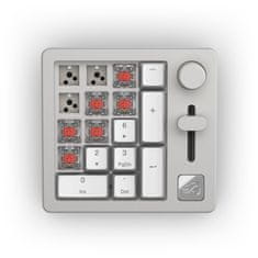 Glorious PC Gaming GMMK Numpad - mechanická numerická klávesnica, biela