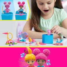 MEGA BLOKS Mega Construx Barbie Color Reveal Trénuj a staraj sa o miláčikov HNP89