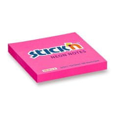 HOPAX Samolepiaci bloček Stick'n Notes 76 × 76 mm, 100 listov, tmavo ružový