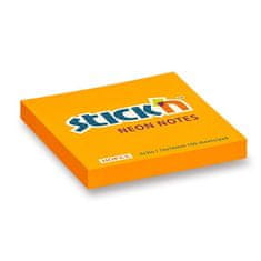 HOPAX Samolepiaci bloček Stick'n Notes 76 × 76 mm, 100 listov, oranžový