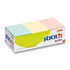 HOPAX Samolepiace bločky Stick'n Notes 38 x 51 mm, pastelové