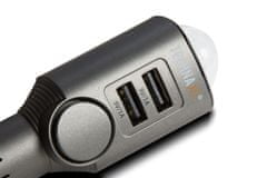 Technaxx AUTOalarm s detekciou pohybu + diaľkové ovládanie a nabíjačka do auta 2x USB, (TX-100)
