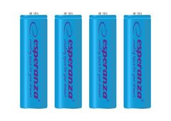 Esperanza Nabíjacie batérie Ni-MH AA 2000mAh 4 ks modré EZA104B