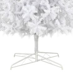 Vidaxl Umelý vianočný stromček s LED 400 cm biely