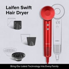 Laifen Swift Special Ruby red Vysokorýchlostný sušič vlasov (3 trysky) 