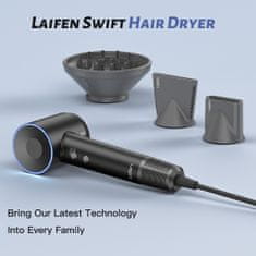 Laifen  Swift Special Matt black Vysokorýchlostný fén na vlasy (3 trysky)