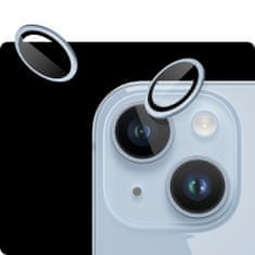 Zafírové ochranné sklo pre iPhone 14 /14 Plus, 0.3 karátové, modrá + certifikát GIA