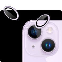 TGP Zafírové ochranné sklo pre iPhone 14 /14 Plus, 0.3 karátové, fialová + certifikát GIA