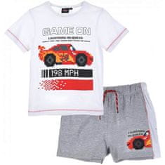 Sun City Chlapecké tričko kraťasy Cars auta bavlna bílý Velikost: 98 (3 roky)