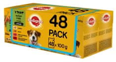 Vital Protection kapsičky mäsový výber so zeleninou na šťave pre dospelých psov 48 x 100g