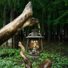 Naturehike vonkajšia petrolejová lampa 450g - tmavo zelená