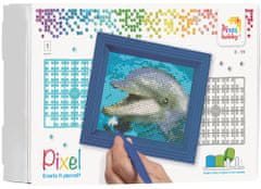Pixelhobby Darčekové balenie - Pixelová kreatívna sada - Delfín 