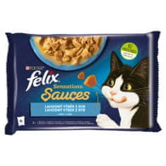 Felix SENSATIONS multipack treska, sardinky v omáčke 48x85 g