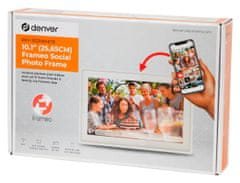 Denver FRAMEO Wi-Fi digitálny fotorámik IPS s dotykovou obrazovkou 10" 16GB Denver PFF-1021W