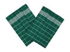 Svitap J.H.J. Utierka Pozitív Egyptská bavlna 50x70 cm smaragdová/biela 3 ks