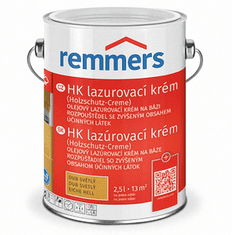 Remmers REMMERS HOLZSCHUTZ CREME - Lazúrovací olejový krém REM - nussbaum 2,5 L