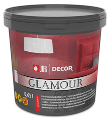 JUB DECOR GLAMOUR - Farba na steny s metalickým kovovým efektom zlatá 0,65 L