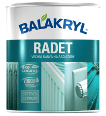 BALAKRYL Radet - farba na radiátor 1000 - biela 0,7 l