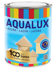 Chromos-Svjetlost AQUALUX - Ekologická vodou riediteľná lazúra 01 - biela 0,75 L