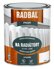 Barvy laky Hostivař RADBAL PROFI S2120 - profi farba na radiátory 0,6 l 1000 - biela