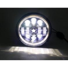 motoLEDy Predné svetlo 7" LED stretávacie, diaľkové, pozičné, denné svietenie, smerovky 1ks