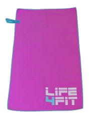 LIFEFIT  rýchloschnúci uterák z mikrovlákna 105x175cm, fialový