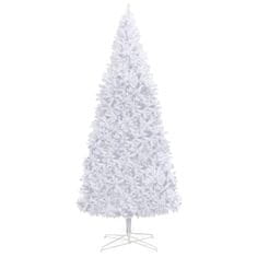 Vidaxl Umelý vianočný stromček s LED a súpravou gulí 400 cm biely