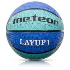 Meteor Basketbalová lopta LAYUP veľ.1, modrá D-383