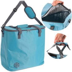 Cool Termotaška Termoizolačná Taška Na Plážový Piknik, Chladiace taška 24 L Modrá
