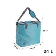 Cool Termotaška Termoizolačná Taška Na Plážový Piknik, Chladiace taška 24 L Modrá