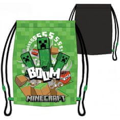 Fashion UK Vrecko na prezúvky / vak na chrbát Minecraft - BOOM