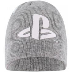 Fashion UK Detská úpletová čiapka PlayStation - šedá