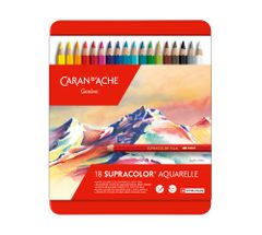 Caran´d Ache Akvarelové pastelky "Supracolor", 18 farieb, šesťhranné, 3888.318
