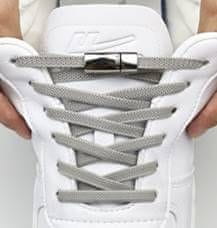 Kaps Amusing Elastic Laces kvalitné ploché elastické šnúrky do topánok s magnetickým uzáverom dĺžka 100 cm