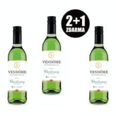 Vendôme Mademoiselle Chardonnay 3 x 0,375L - Nealkoholické biele tiché víno 0,0% alk.
